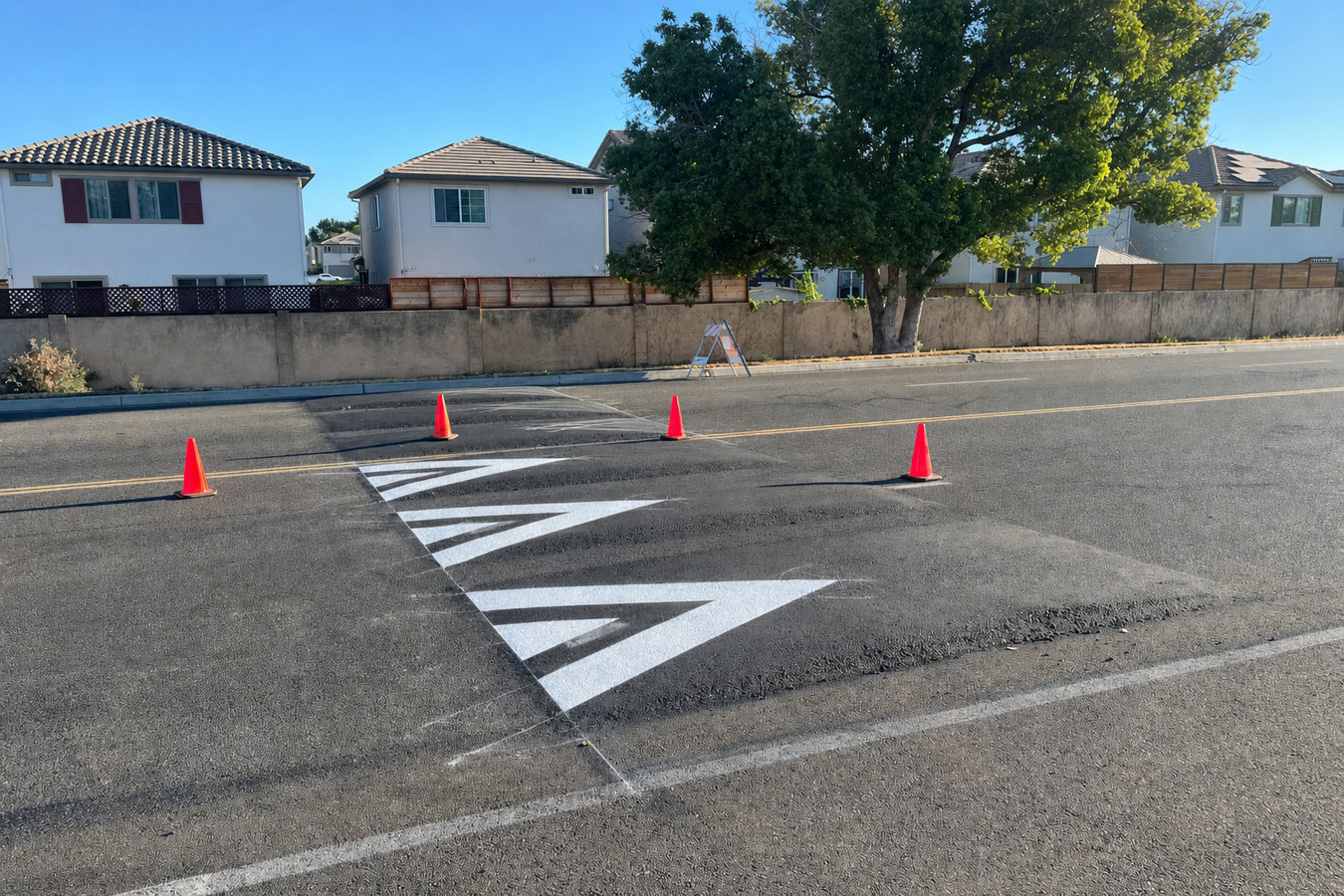 Speed bump installation